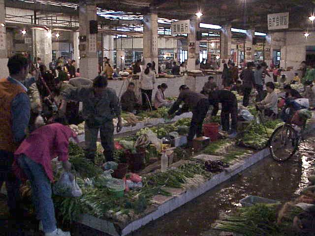    Vegetable market  Market  Guilin